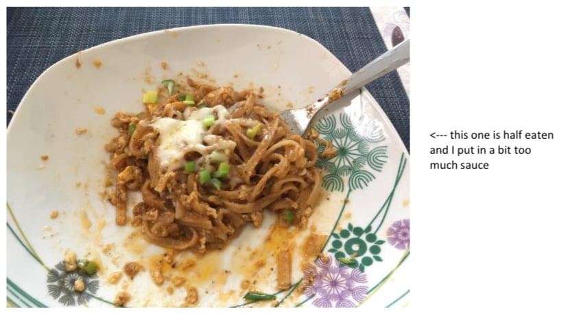 The finished noodles
