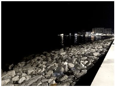 The beach