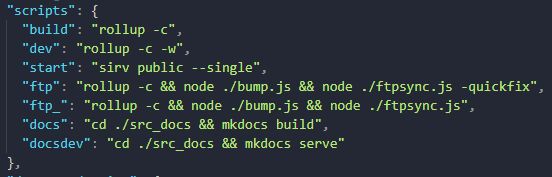 Package.json Screenshot